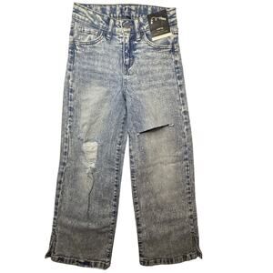 NWT high rise, wide leg, kids jeans